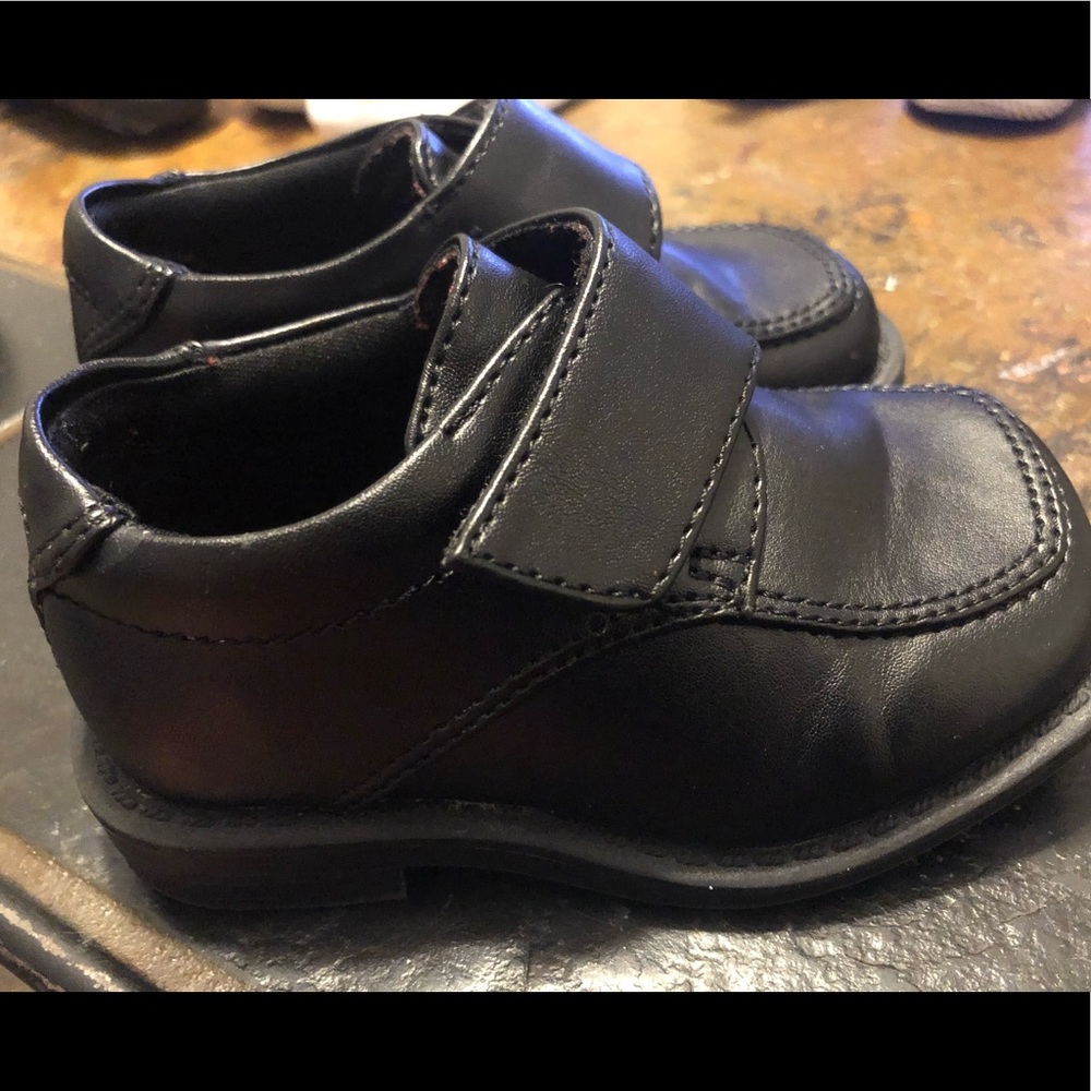 Black Toddler Dress shoes 5W